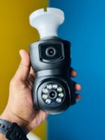 V380 E9 Dual Lens Bulb PTZ IP Camera