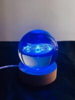Solar System 3D Crystal Ball