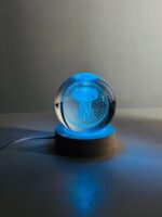 Jellyfish 3D Crystal Ball