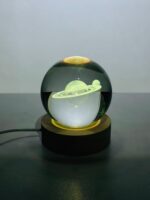 Saturn 3D Crystal Ball