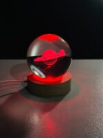 Saturn 3D Crystal Ball