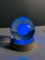 Dandelion 3D Crystal Ball