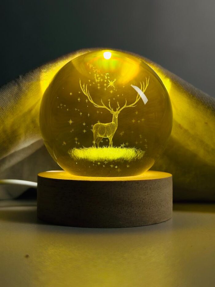 Deer 3D Crystal Ball