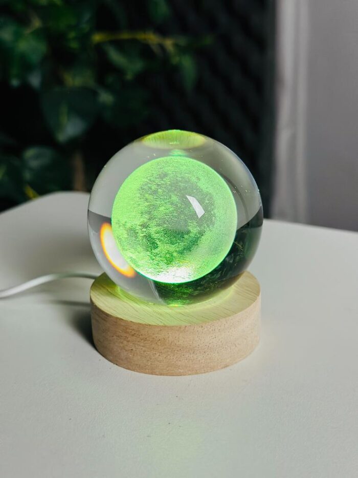 Moon 3D Crystal Ball