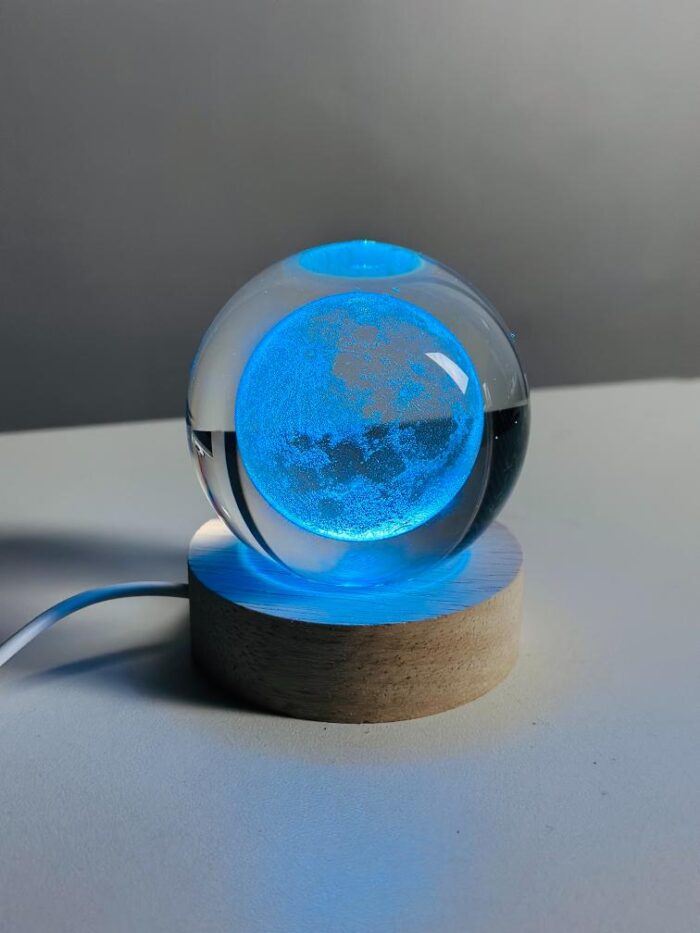Moon 3D Crystal Ball
