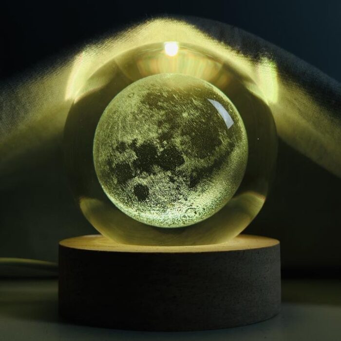 Moon 3D Crystal Ball