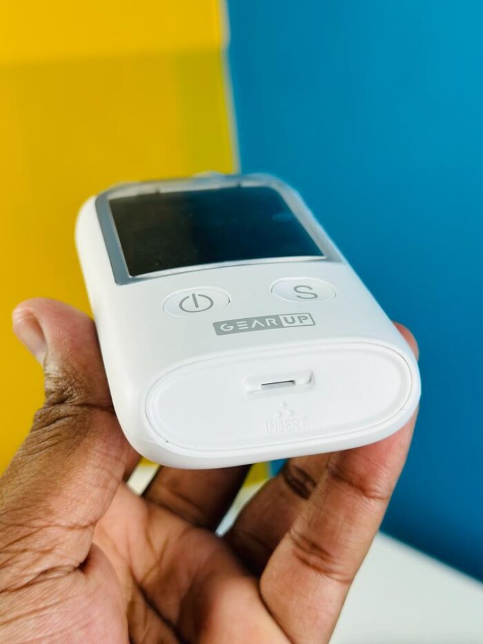 GearUP BGM-20 Diabetes Measuring Machine/ Blood Glucose Meter With 25 Test Strips - Image 4
