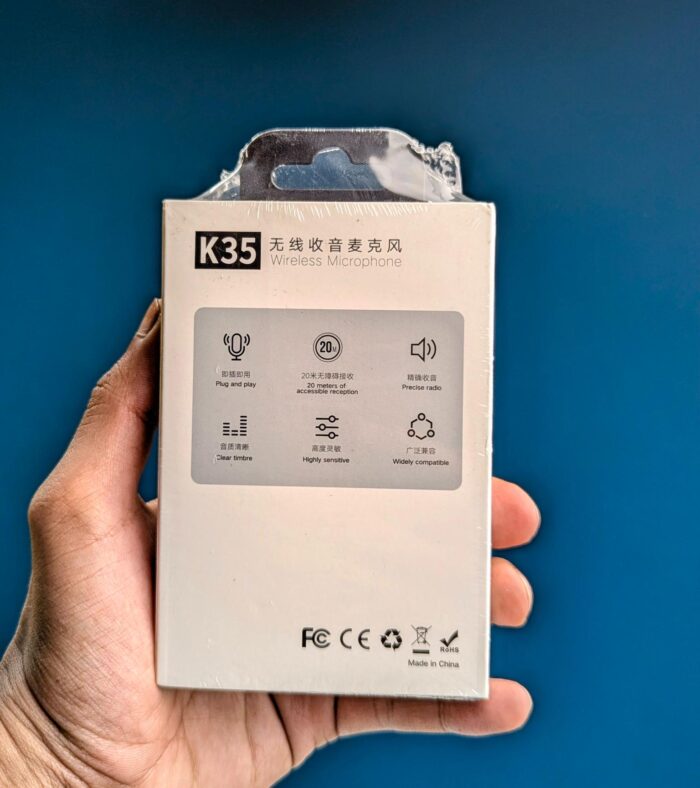 K35 Dual Wireless Microphone