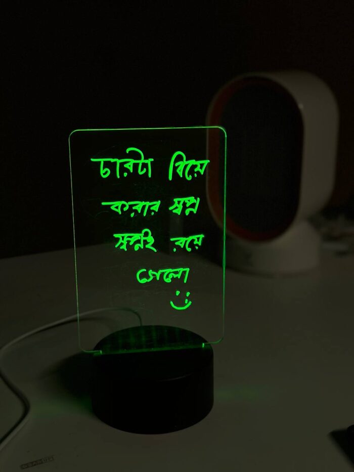 Acrylic Multicolor Night Lamp