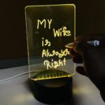 Acrylic Multicolor Night Lamp