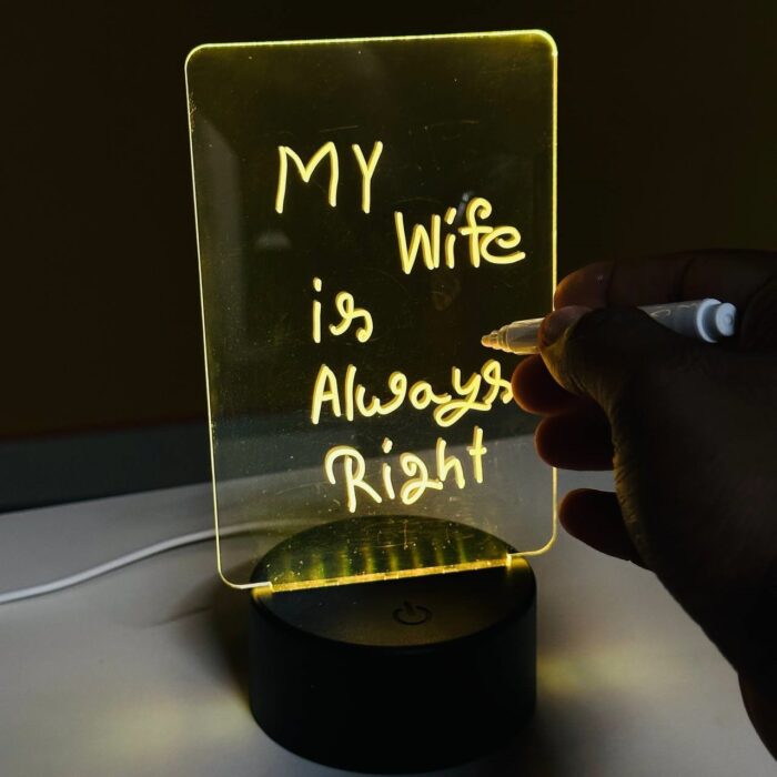 Acrylic Multicolor Night Lamp