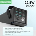 Rocoren 50000mAh 22.5W Power Bank With Flashlight