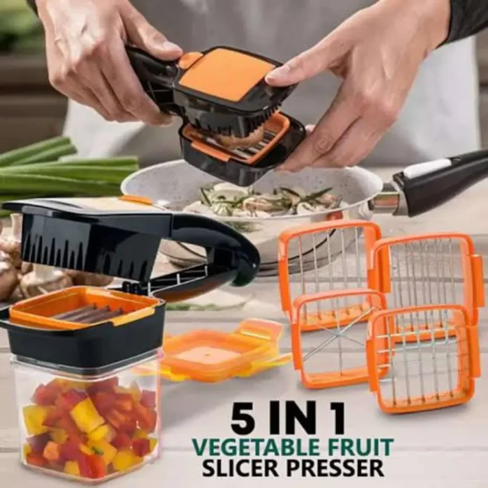 Nicer Dicer Quick 5 in 1 Vegetable Cutter Price in... 7-Day Warranty (If there are any Manufacturing Defects)