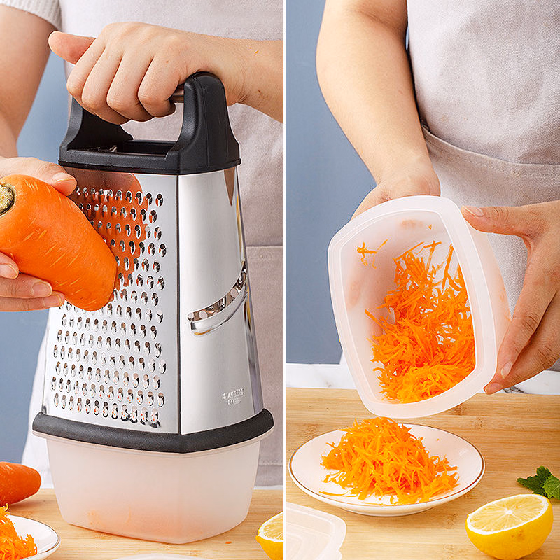 Multifunctional 4‑Sided Box Grater