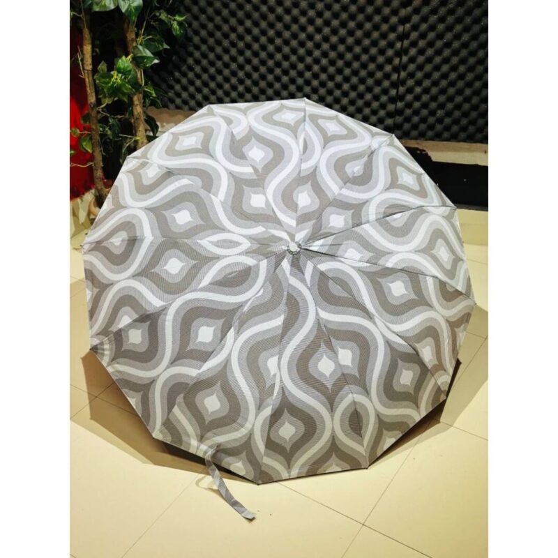 Premium 12-Ribs Automatic Umbrella With Flash Light