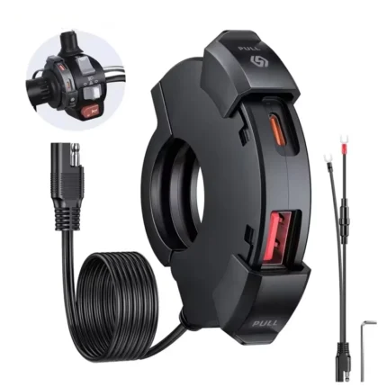 Universal Motorcycle Handlebar Phone Fast Charger